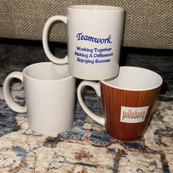 Pillsbury Doughboy Company Bundle of 3 Drinking Ceramic Coffee/Tea Mugs/Cups - Picture 7 of 11